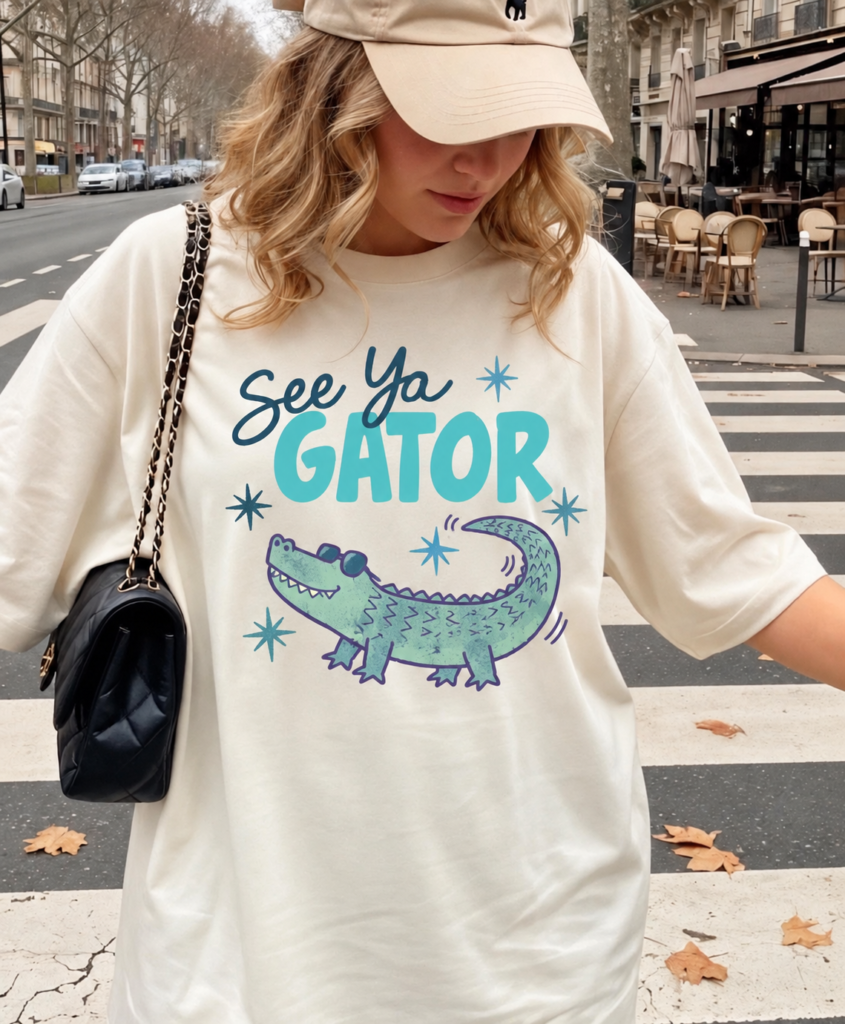 See Ya Gator Shirt – Funny Alligator Comfort Colors Tee