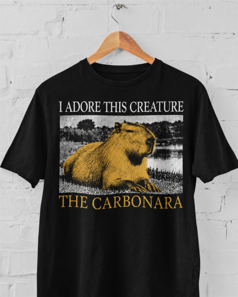 I Adore This Creature The Carbonara Capybara T-Shirt