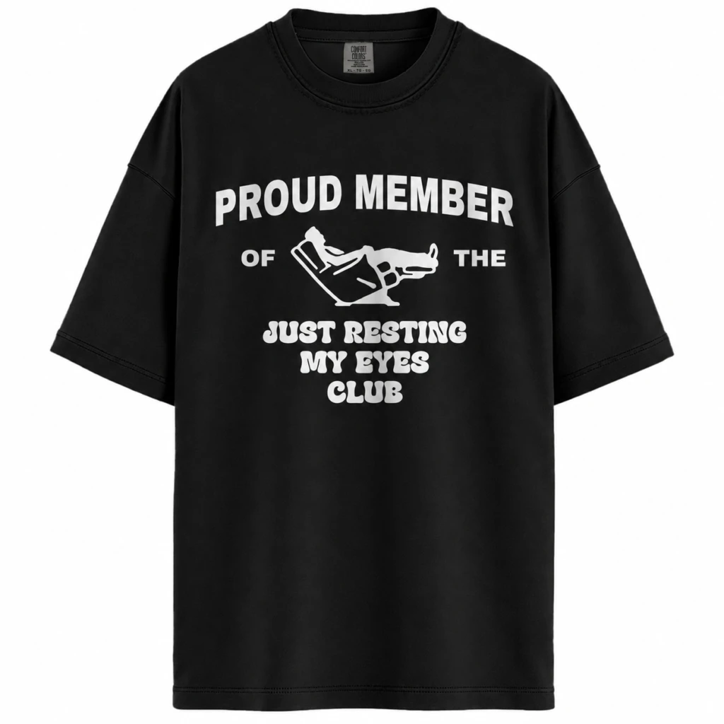 Just Resting My Eyes Club – Comfort Colors® Tee