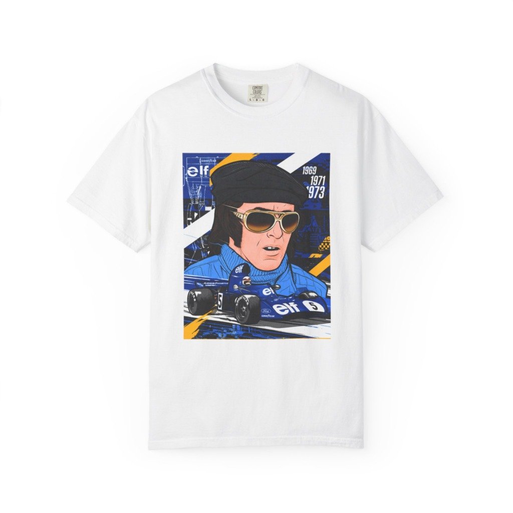 Jackie Stewart Vintage F1 Racing Graphic Comfort Colors® 1717 T-Shirt