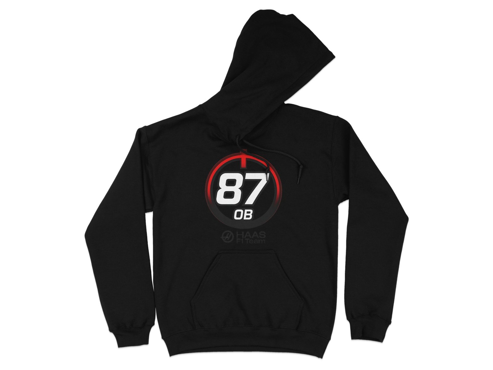 Oliver Bearman #87 – Haas F1 Team Halo Badge – F1 Fan Hoodie