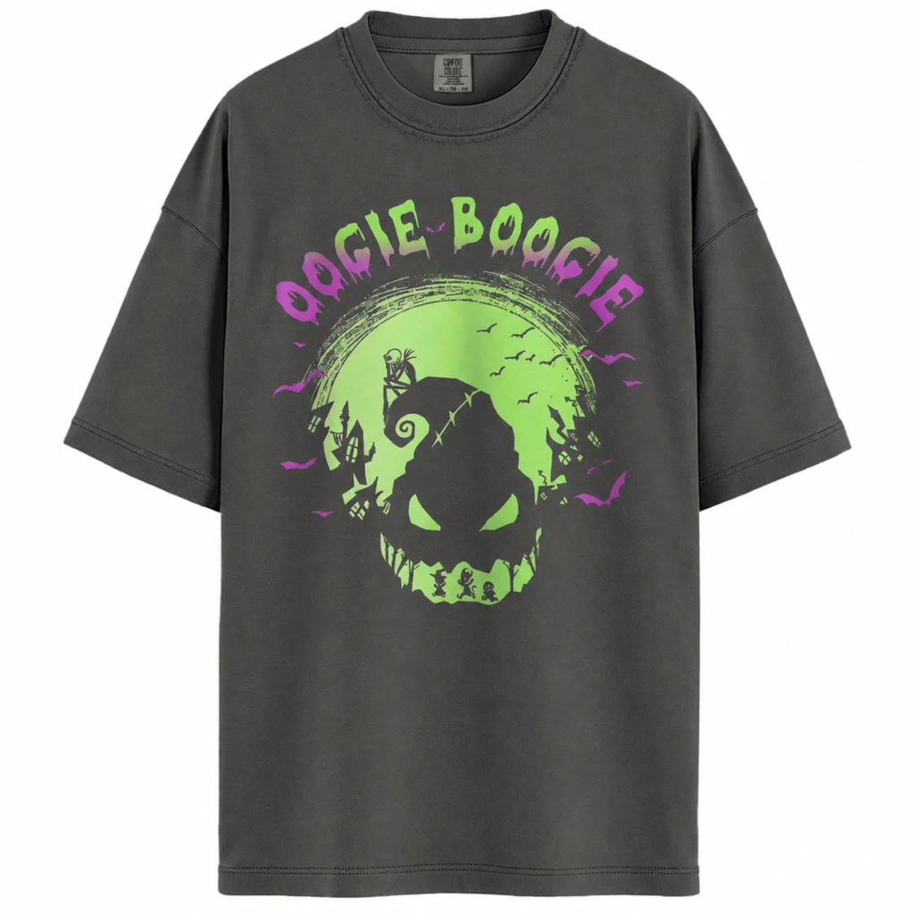 The Nightmare Before Christmas Shirt, Christmas T-Shirt, Animated Graphic Tee, Christmas Comfort Colors Shirt
