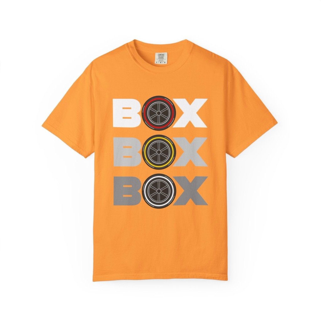 Box Box Box F1 Pit Stop Racing Graphic Comfort Colors® 1717 T-Shirt