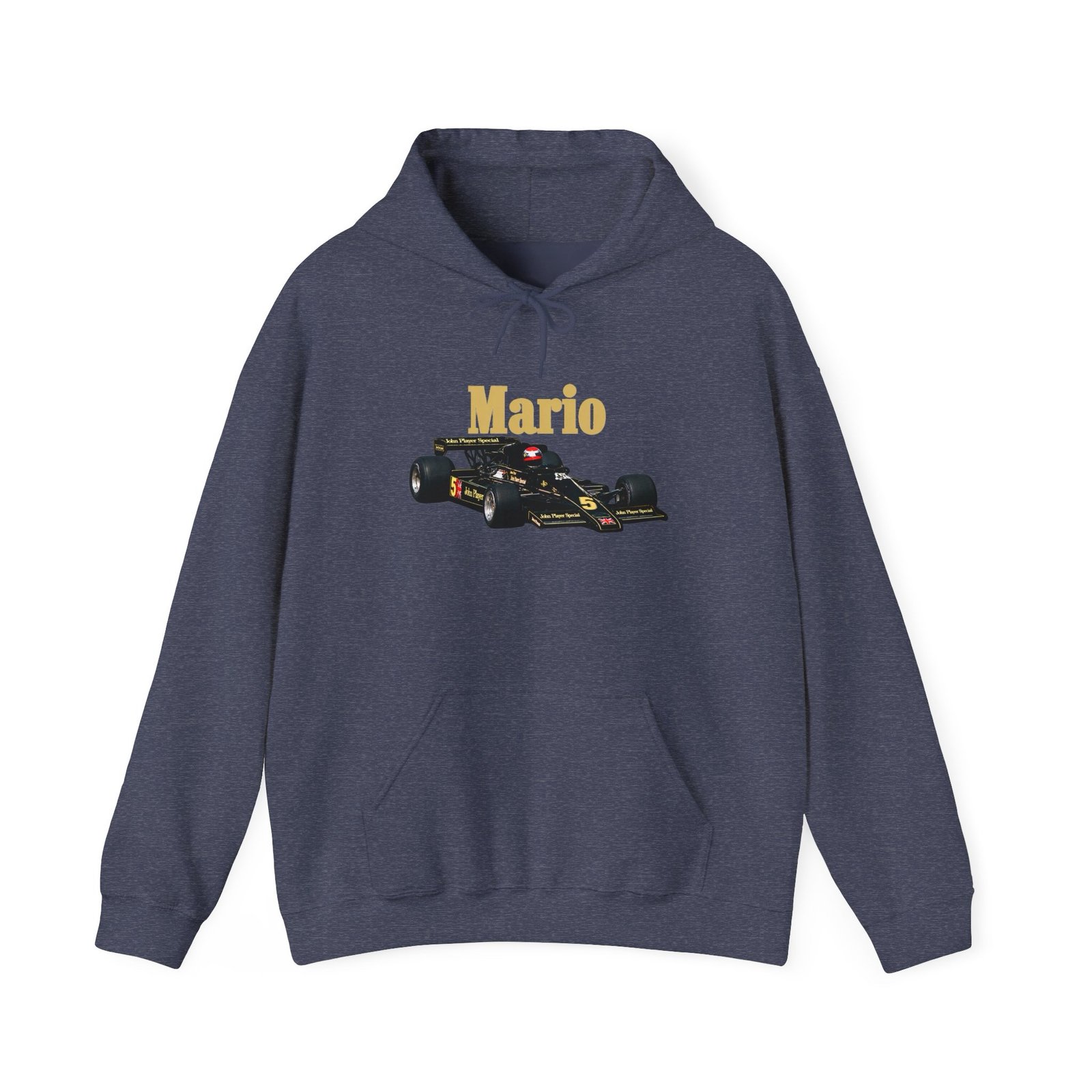 Mario Andretti Vintage Racing Car Unisex Hoodie - Image 2