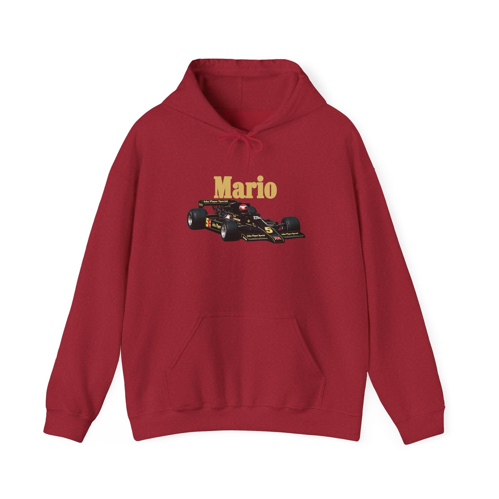 Mario Andretti Vintage Racing Car Unisex Hoodie - Image 4
