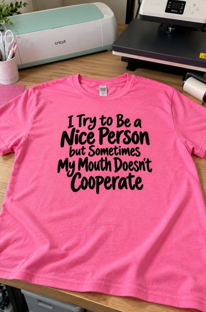 I Try To Be Nice But My Mouth Doesn't Cooperate T-Shirt