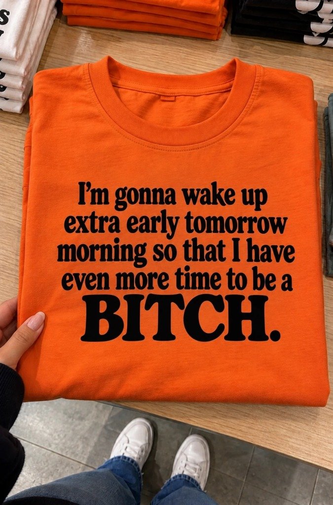 img_5287 I’m Waking Up Early Tomorrow to Have More Time to Be a Bitch T-Shirt